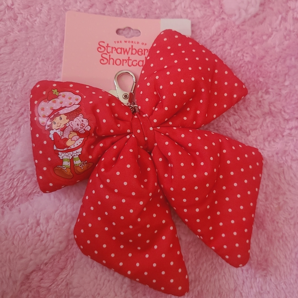 Strawberry Shortcake Bag Charm 🍓